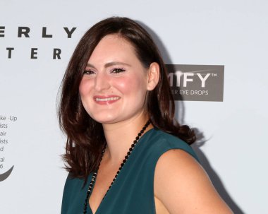 Los Angeles - Ağustos 12: Mary Chieffo makyaj sanatçıları ve saç stilist Guild resepsiyonda Cal Mare Restaurant Beverly merkezi 12 Ağustos 2018 tarihinde Los Angeles, Ca