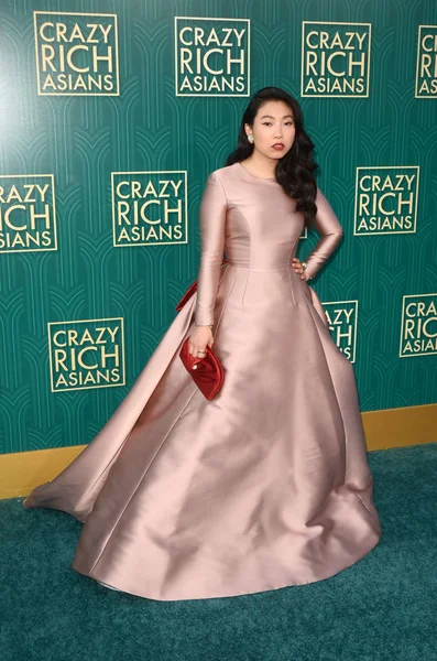 Los Ángeles Agosto Awkwafina Estreno Crazy Rich Asians Tcl Chinese —  Fotos de Stock