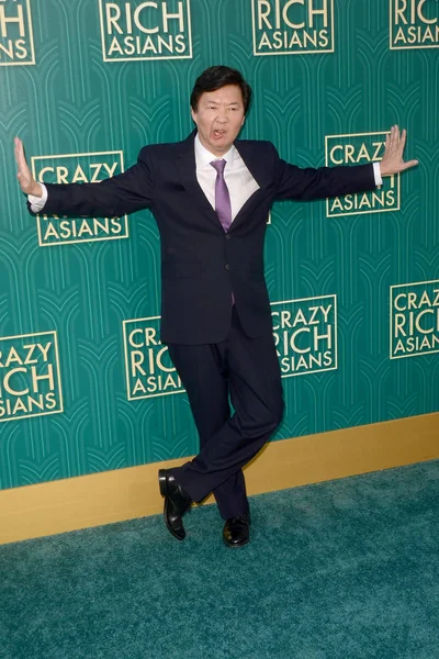 Los Angeles Ago Ken Jeong Crazy Rich Asians Premiere Tcl — Fotografia de Stock