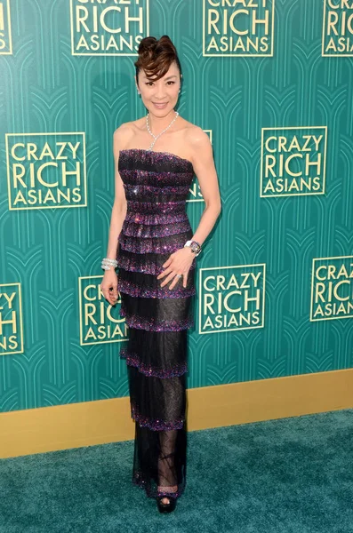 Los Angeles Aug Michelle Yeoh Crazy Rich Asians Premiere Tcl — Stock Photo, Image