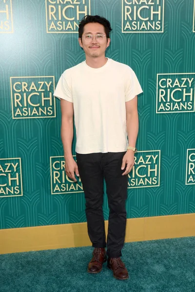 Los Angeles Août Steven Yuen Première Crazy Rich Asians Tcl — Photo