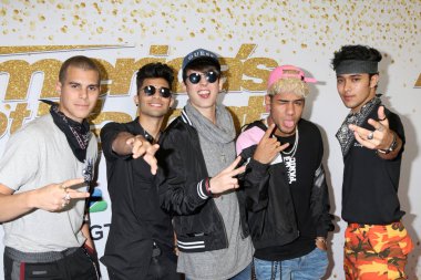 Los Angeles - Ağustos 14: Cnco, Christopher Velez, Richard Camacho, Joel Pimentel, Zabdiel de Jesus, Erick Brian Colon 