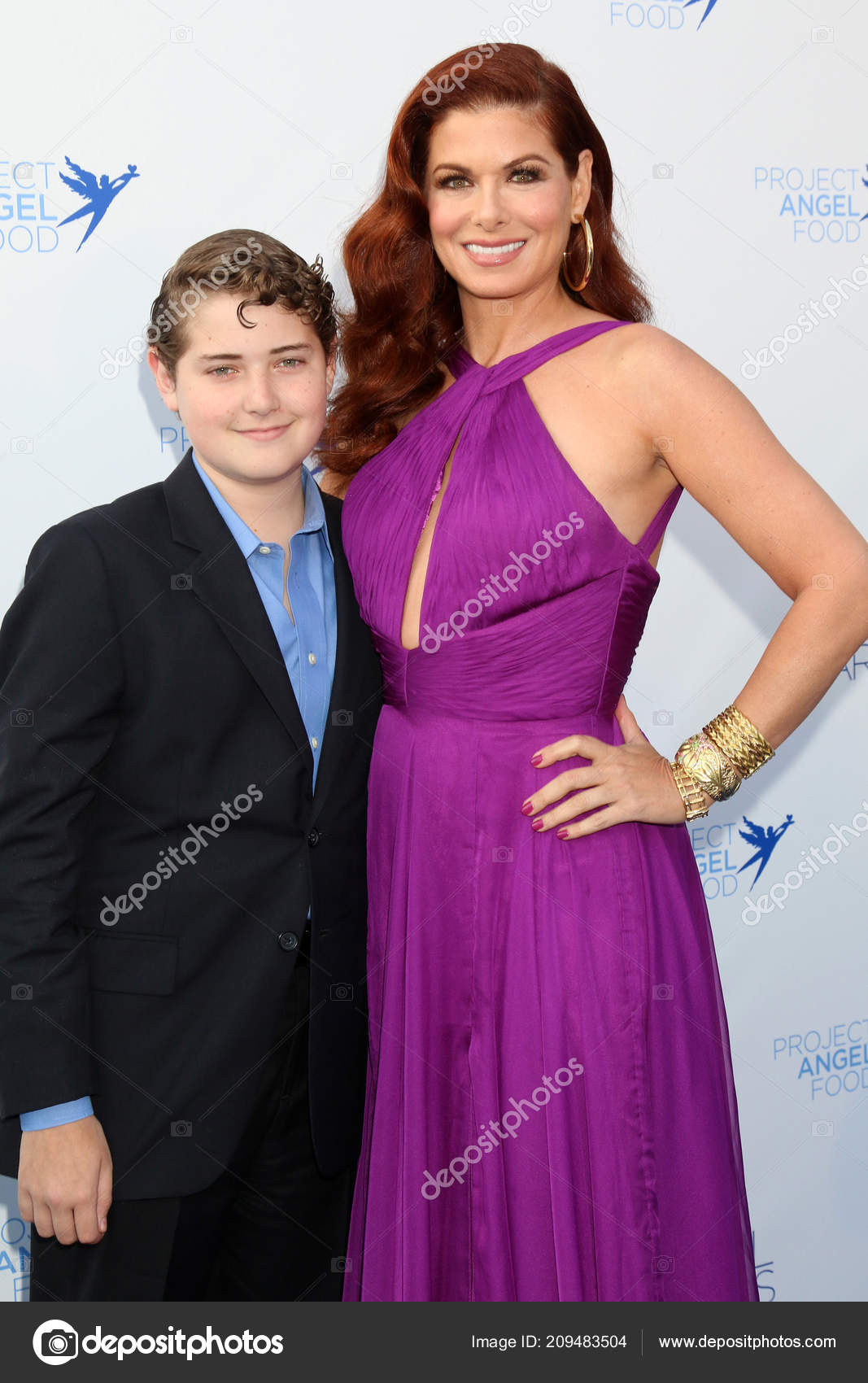 Los Angeles Aug Roman Walker Zelman Debra Messing Angel Awards