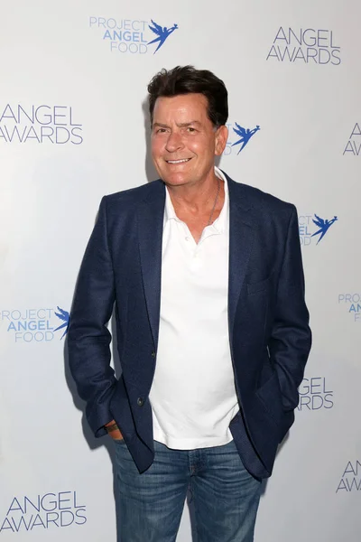 Los Ángeles Ago Charlie Sheen Los Angel Awards 2018 Project — Foto de Stock