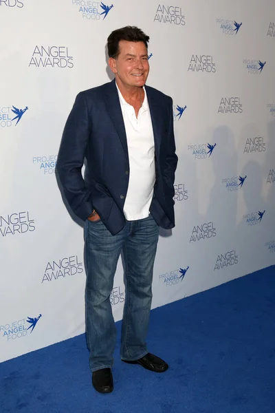 Los Ángeles Ago Charlie Sheen Los Angel Awards 2018 Project — Foto de Stock