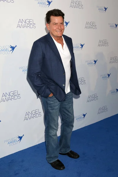 Los Angeles Aug Charlie Sheen Bij Toekenning Van Angel 2018 — Stockfoto