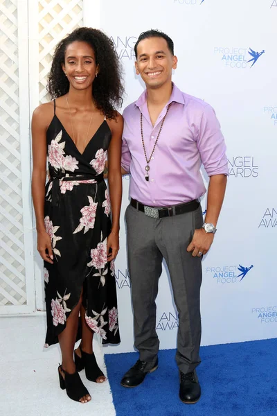 Los Angeles Aug Elizabeth Grullon Goya Robles Bei Den Angel — Stockfoto