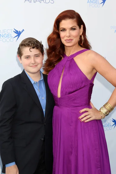 Los Angeles Agosto Roman Walker Zelman Debra Messing Angel Awards — Fotografia de Stock