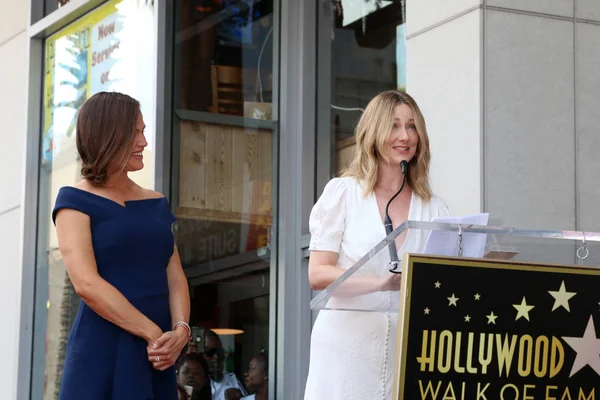 Los Angeles Aug Jennifer Garner Judy Greer Tijdens Ceremonie Jennifer — Stockfoto