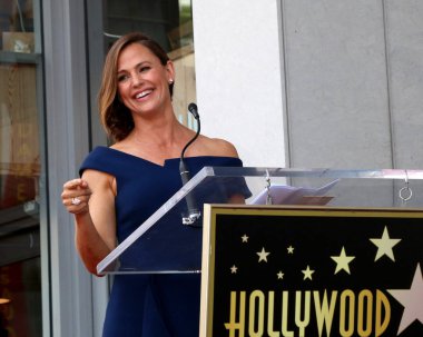 Los Angeles - Ağustos 20: Jennifer Garner Hollywood Walk of Fame 20 Ağustos 2018 tarihinde Los Angeles, Ca üzerinde yıldız Jennifer Garner töreninde