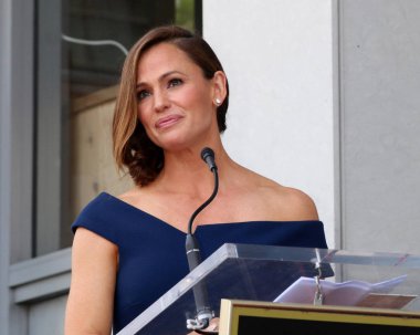 Los Angeles - Ağustos 20: Jennifer Garner Hollywood Walk of Fame 20 Ağustos 2018 tarihinde Los Angeles, Ca üzerinde yıldız Jennifer Garner töreninde