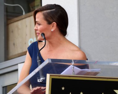 Los Angeles - Ağustos 20: Jennifer Garner Hollywood Walk of Fame 20 Ağustos 2018 tarihinde Los Angeles, Ca üzerinde yıldız Jennifer Garner töreninde