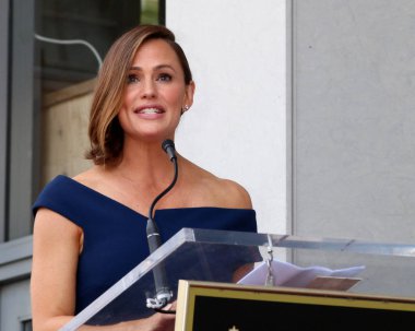 Los Angeles - Ağustos 20: Jennifer Garner Hollywood Walk of Fame 20 Ağustos 2018 tarihinde Los Angeles, Ca üzerinde yıldız Jennifer Garner töreninde