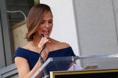 Los Angeles - Ağustos 20: Jennifer Garner Hollywood Walk of Fame 20 Ağustos 2018 tarihinde Los Angeles, Ca üzerinde yıldız Jennifer Garner töreninde