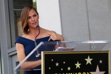 Los Angeles - Ağustos 20: Jennifer Garner Hollywood Walk of Fame 20 Ağustos 2018 tarihinde Los Angeles, Ca üzerinde yıldız Jennifer Garner töreninde