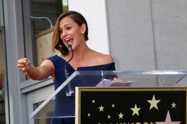 Los Angeles - Ağustos 20: Jennifer Garner Hollywood Walk of Fame 20 Ağustos 2018 tarihinde Los Angeles, Ca üzerinde yıldız Jennifer Garner töreninde