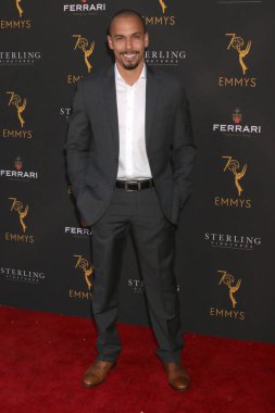 Los Angeles - 22 Ağustos: Bryton James gündüz eş grubu Atas Resepsiyon televizyon Akademisi üzerinde 22 Ağustos 2018 Kuzey Hollywood, Ca