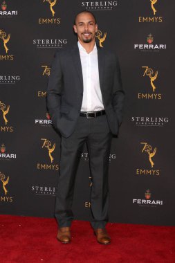 Los Angeles - 22 Ağustos: Bryton James gündüz eş grubu Atas Resepsiyon televizyon Akademisi üzerinde 22 Ağustos 2018 Kuzey Hollywood, Ca