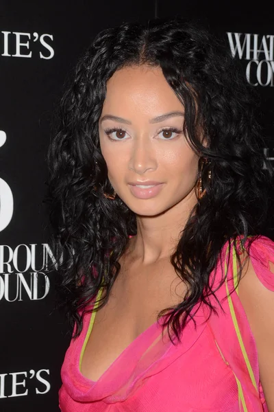 Los Angeles Ago Draya Michele Leilão Aniversário Christie What Goes — Fotografia de Stock