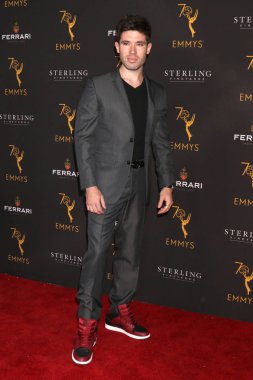 Los Angeles - 22 Ağustos: Kristos Andrews resepsiyonda gündüz eş grubu Atas televizyon Akademisi üzerinde 22 Ağustos 2018 Kuzey Hollywood, Ca