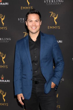 Los Angeles - 22 Ağustos: Michael Copon resepsiyonda gündüz eş grubu Atas televizyon Akademisi üzerinde 22 Ağustos 2018 Kuzey Hollywood, Ca
