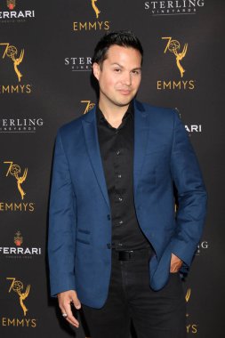 Los Angeles - 22 Ağustos: Michael Copon resepsiyonda gündüz eş grubu Atas televizyon Akademisi üzerinde 22 Ağustos 2018 Kuzey Hollywood, Ca