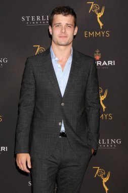 Los Angeles - 22 Ağustos: Michael Mealor resepsiyonda gündüz eş grubu Atas televizyon Akademisi üzerinde 22 Ağustos 2018 Kuzey Hollywood, Ca