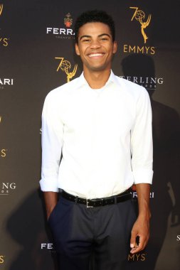 Los Angeles - 22 Ağustos: Noah Alexander Gerry gündüz eş grubu Atas Resepsiyon televizyon Akademisi üzerinde 22 Ağustos 2018 Kuzey Hollywood, Ca