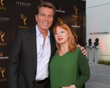Los Angeles - 22 Ağustos: Peter Bergman, Andrea Evans resepsiyonda gündüz eş grubu Atas televizyon Akademisi üzerinde 22 Ağustos 2018 Kuzey Hollywood, Ca