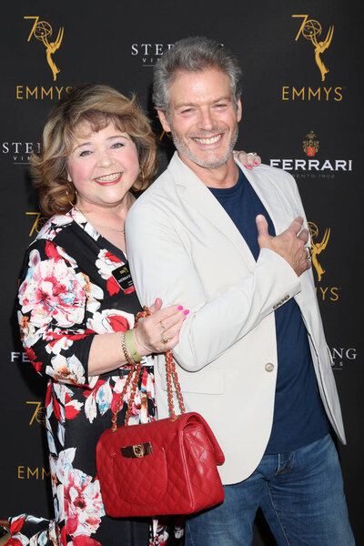 LOS ANGELES - AUG 22:  Patrika Darbo, Kevin Spirtas at the Daytime Peer Group ATAS Reception at the Television Academy on August 22, 2018 in North Hollywood, CA