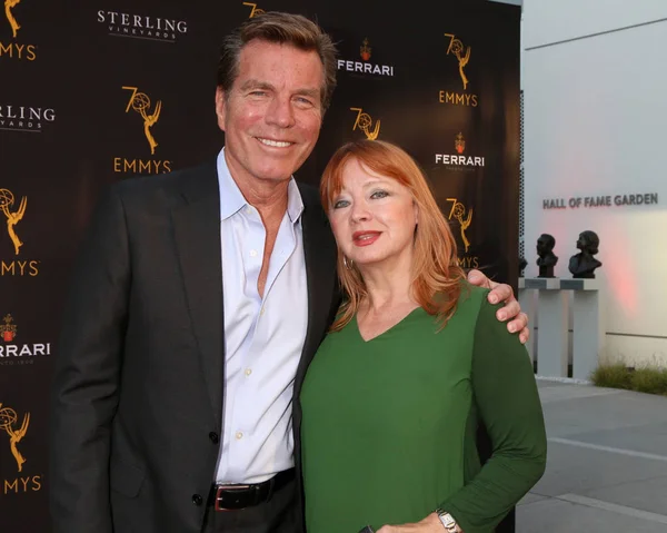 Los Angeles Agosto Peter Bergman Andrea Evans Ricevimento Atas Daytime — Foto Stock