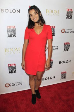 Los Angeles - Ağustos 25: Kelsey Packwood'u çeşitlilik tasarım yararına Bolon ve üzerinde 25 Ağustos 2018 Louis Poulsen showroom Culver City, Ca, Diffa x