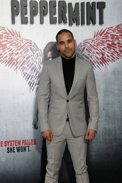 Los Angeles Aug Randy Gonzalez Peppermint World Premiere Regal Cinemas — Stock Photo, Image