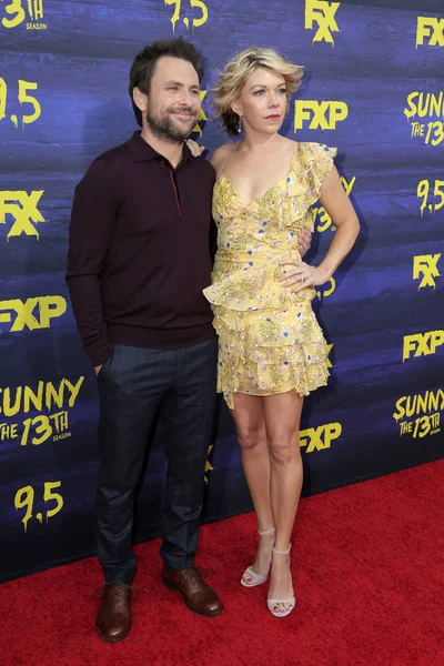 Los Angeles Sep Charlie Day Mary Elizabeth Ellis Premierze Fxx — Zdjęcie stockowe