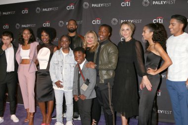 Los Angeles - 7 Eylül: Cody Christian, Greta Onieogou, Karimah Westbrook, Spencer Paysinger, Bre-Z, April Blair, Jalyn Hall, Daniel Ezra, Monet Mazur, Samantha Logan, 2018 Paleyfest, Michael Evans Behling düşmek Tv Previews - C Paley, Cw