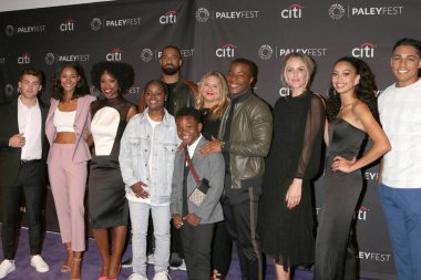Los Angeles - 7 Eylül: Cody Christian, Greta Onieogou, Karimah Westbrook, Spencer Paysinger, Bre-Z, April Blair, Jalyn Hall, Daniel Ezra, Monet Mazur, Samantha Logan, 2018 Paleyfest, Michael Evans Behling düşmek Tv Previews - C Paley, Cw