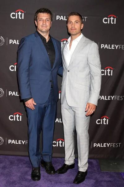 Los Angeles Sep Nathan Fillion Eric Winter 2018 Paleyfest Fall — Stock Photo, Image