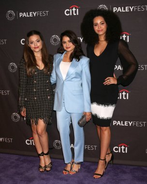 Los Angeles - 7 Eylül: Sarah Jeffery, Melonie Diaz, 2018 Paleyfest sonbahar Tv Previews - Cw Paley Center for 7 Eylül 2018 medyada Beverly Hills, Ca, Madeleine Mantock