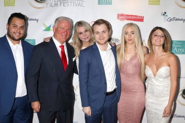 Los Angeles - Eylül 9: Cusumano aile ve misafirler 9 Eylül 2018 Burbank, Ca Burbank Kongre Merkezi'nde gece Gala kapanış 10 yıllık Burbank Uluslararası Film Festivali'nde