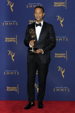 LOS ANGELES - SEP 9:  John Legend at the 2018 Creative Arts Emmy Awards - Day 2 - Press Room at the Microsoft Theater on September 9, 2018 in Los Angeles, CA