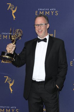 Los Angeles - Eylül 9: Nick Murray 2018 yaratıcı sanatlar Emmy Ödülleri - Day 2 - basın odasında Los Angeles, Ca 9 Eylül 2018 üzerinde Microsoft Theater