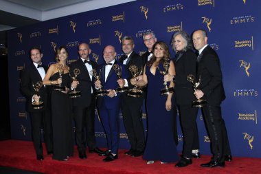 Los Angeles - Eylül 9: Queer döküm, Eye, mürettebat 2018 yaratıcı sanat Emmy Ödülleri - Day 2 - basın odasında Los Angeles, Ca 9 Eylül 2018 üzerinde Microsoft Theater