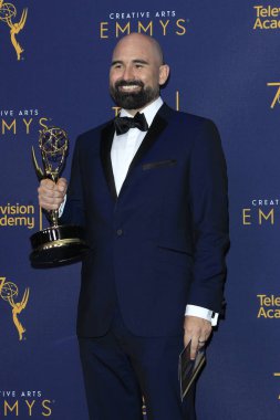 Los Angeles - Eylül 9: Ryan Barger 2018 yaratıcı sanatlar Emmy Ödülleri - Day 2 - basın odasında Los Angeles, Ca 9 Eylül 2018 üzerinde Microsoft Theater