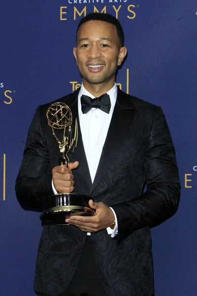 Los Angeles Sep John Legend 2018 Creative Arts Emmy Awards — Stock Photo, Image