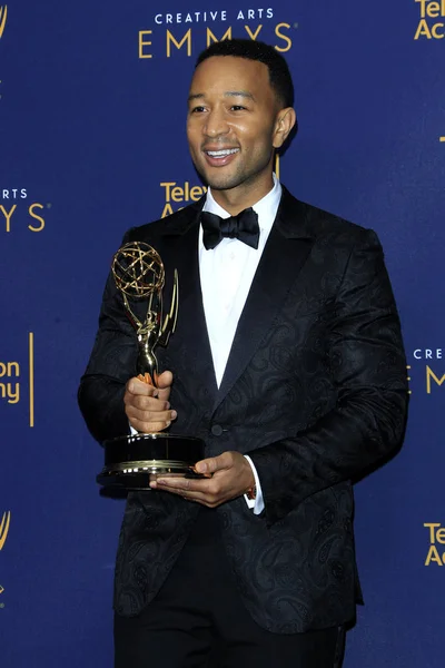 Los Angeles Eylül John Legend 2018 Yaratıcı Sanatlar Emmy Ödülleri — Stok fotoğraf