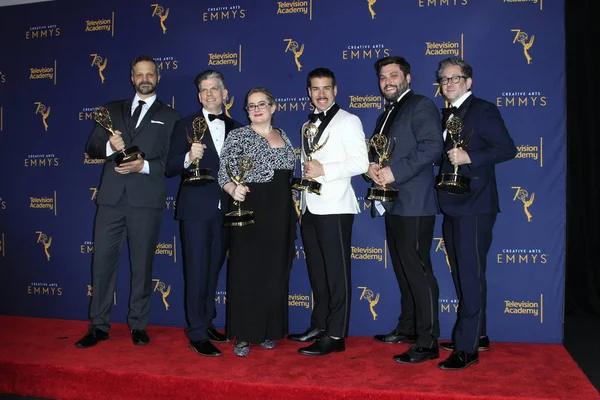 Лос Анджелес Sep Queer Eye Редакторы 2018 Creative Arts Emmy — стоковое фото