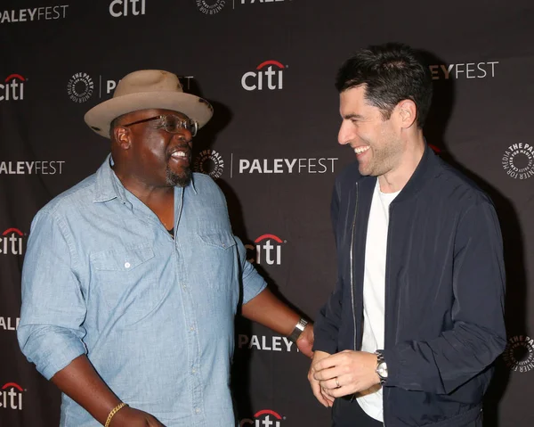 Los Angeles Sep Cedric Entertainer Max Greenfield 2018 Paleyfest Val — Stockfoto