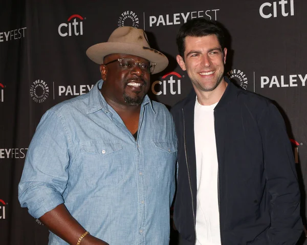 Los Angeles Sep Cedric Entertainer Max Greenfield 2018 Paleyfest Fall — Stock Photo, Image