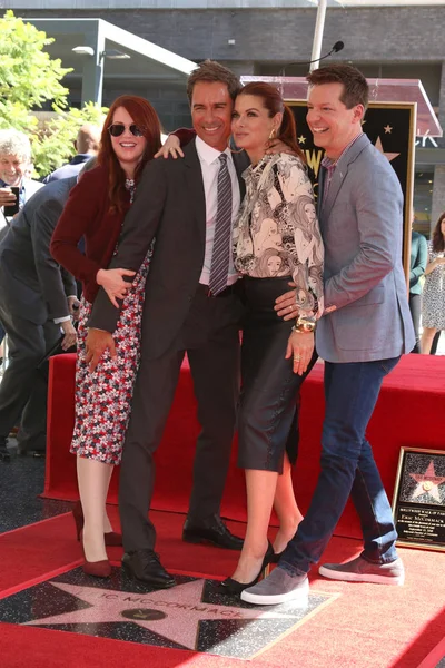 Los Angeles Września Megan Mullally Eric Mccormack Debra Messing Sean — Zdjęcie stockowe