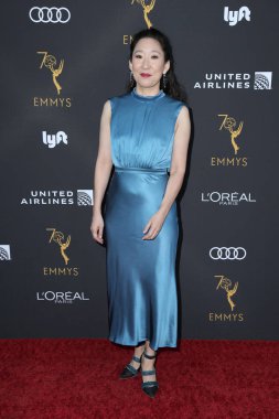 Los Angeles - 15 Eylül: Sandra Oh televizyon Akademi onur Emmy aday performans Wallis Annenberg merkezi sahne sanatları için 15 Eylül 2018 Beverly Hills, Ca